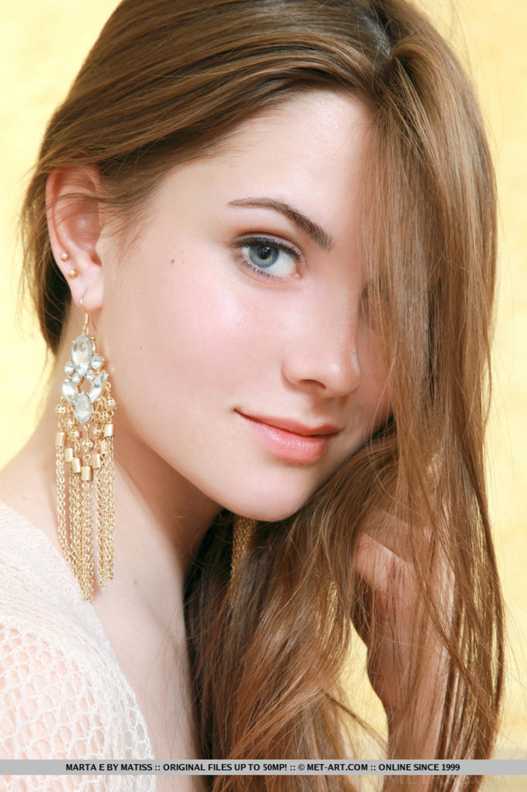 European Glam Girl Marta E Unveiling Large All Natural Teen Boobs